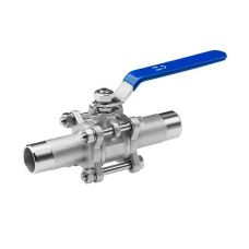 Кран нержавеющий шаровой стальной неполнопроходной муфтовый 12Х18Н10Т ДУ 10 Ру 25