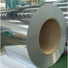 Рулон нержавеющий х/к зеркальный BA+PE в защитной пленке AISI 201 0,9 мм ASTM A240